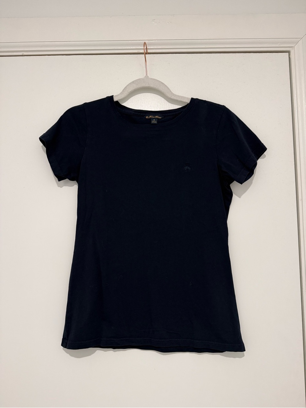 Brooks Brothers Navy Short-Sleeve Crewneck Tee
